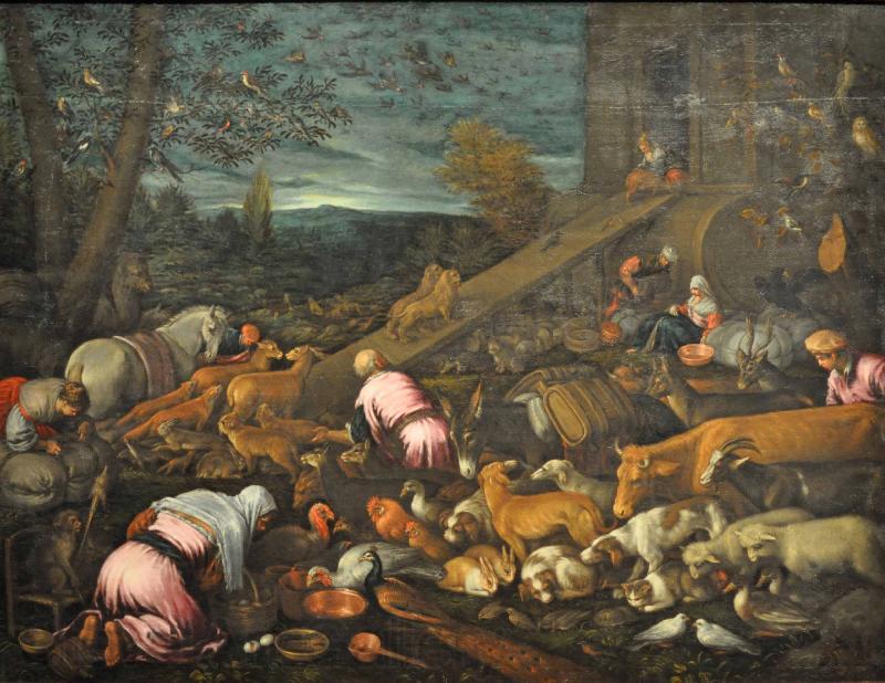 Jacopo Bassano Entry into the Ark Germany oil painting art